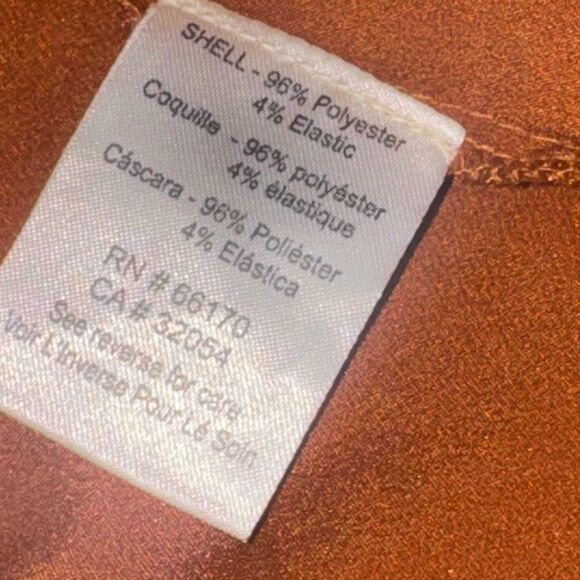 Nikasha X ANTHROPOLOGIE women’s burnt orange Ruched Mini slip Dress size 2 - Picture 10 of 11